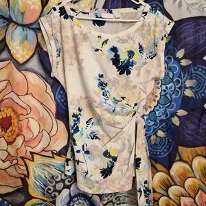 New York & Company Floral Blouse - Multicolor
